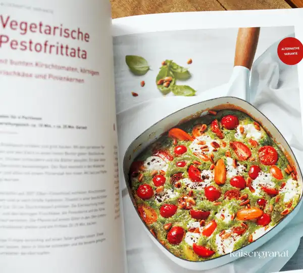 GU-Kochbuch-Matthias-Riedl-Johann-Lafer-Medical Cuisine-Rezept-Vegetarische-Pestofrittata