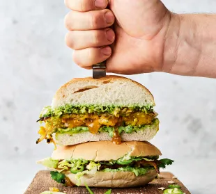 Bhaji-Burger Rezept Jamie Oliver