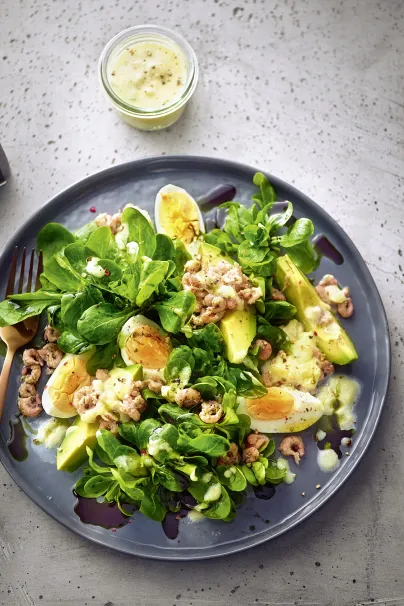 Feldsalat_Eier_Nordseekrabben_Avocado