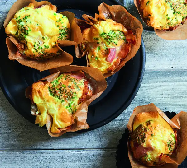 Egg-Muffins mit Speck