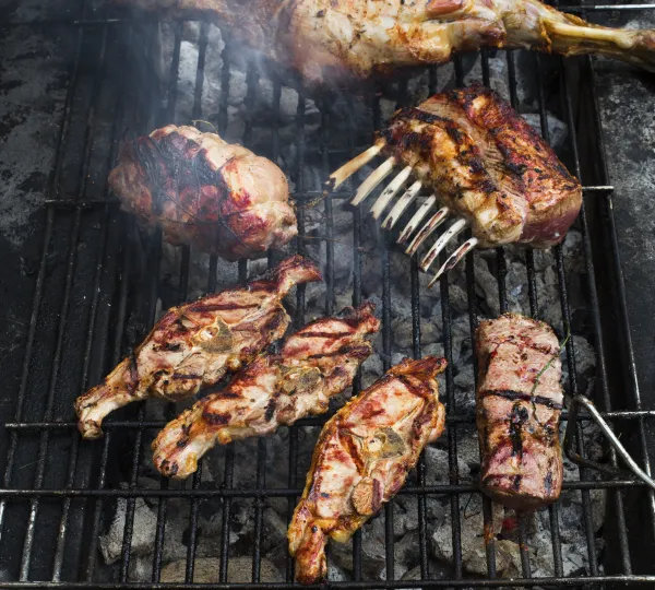 Lammkeule vom Grill